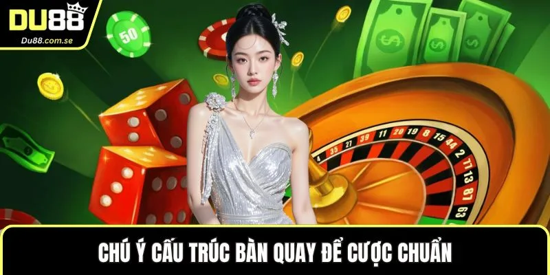 Chú ý cấu trúc bàn quay để cược chuẩn