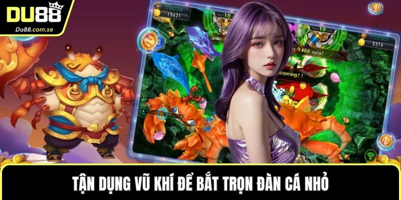 Tận dụng vũ khí để bắt trọn đàn cá nhỏ